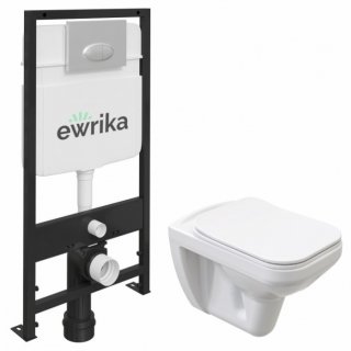 Комплект Ewrika ProLT 0026-2020 + Stworki Дублин SETK3504-0605-001-1-6000 + Ewrika 0050 хром матовый