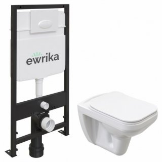 Комплект Ewrika ProLT 0026-2020 + Stworki Дублин SETK3504-0605-001-1-6000 + Ewrika 0052 белая глянцевая