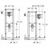 Инсталляция для писсуара Geberit Duofix 111.618.00.1