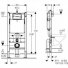 Инсталляция для унитаза Geberit Duofix Up182 Plattenbau 458.162.11.1