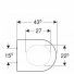 Крышка-сиденье Geberit Acanto 500.605.01.2 микролифт