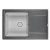 Мойка кухонная Granula Hibrid HI-74 графит/базальт