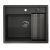 Мойка кухонная Granula Kitchen Space KS-6051 черный матовый