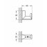 Крючок Grohe Selection Cube 40782000