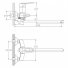 Смеситель для ванны Haiba HB2204 хром