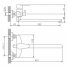 Смеситель для ванны Haiba HB22801-2 сталь матовая