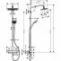 Душевая стойка с термостатом Hansgrohe Croma E 280 27660000