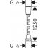 Шланг для душа Hansgrohe Metaflex 28262000