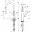 Смеситель для кухни Hansgrohe Talis S 72815800