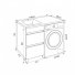 Мебель для ванной Iddis Optima Home 110 см с ящиками левосторонняя