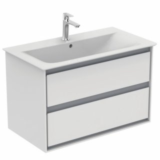 Мебель для ванной Ideal Standard Connect Air E0819 80 см белый глянец/светло-серая
