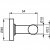Крючок двойной Ideal Standard Iom A9116AA