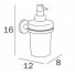 Дозатор для жидкого мыла Inda One A24120DR03