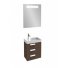 Мебель для ванной Jacob Delafon Rythmik 60 светло-коричневая с тремя ящиками с раковиной EXQ112-Z