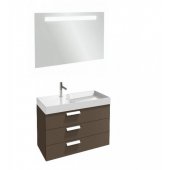 Мебель для ванной Jacob Delafon Rythmik 100 светло-коричневый с тремя ящиками с раковиной EXN112-Z-00