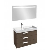Мебель для ванной Jacob Delafon Rythmik 120 светло-коричневый с тремя ящиками с раковиной EXM112-Z-00