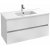 Мебель для ванной Jacob Delafon Tolbiac 100 белая лак глянец