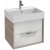 Мебель для ванной Jacob Delafon Vivienne 60 серый дуб/белый глянцевый лак