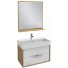Мебель для ванной Jacob Delafon Vivienne 80 арлингтонский дуб/белый блестящий лак