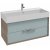 Мебель для ванной Jacob Delafon Vivienne 100 дуб табак/голубой шторм сатин