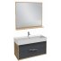Мебель для ванной Jacob Delafon Vivienne 100 арлингтонский дуб/насыщенный серый глянцевый