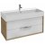 Мебель для ванной Jacob Delafon Vivienne 100 арлингтонский дуб/белый сатин