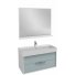 Мебель для ванной Jacob Delafon Vivienne 100 белый/голубой шторм матовый