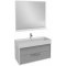 Мебель для ванной Jacob Delafon Vivienne 100 белый/серый титан матовый