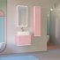 Мебель для ванной Jorno Pastel 58 розовый иней