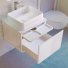 Мебель для ванной Jorno Pastel 58 белый жемчуг