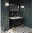 Мебель для ванной Kerasan Waldorf 100 черная ножки бронза