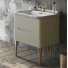 Мебель для ванной Kerasan Waldorf 80 см ваниль ножки бронза