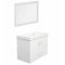 Мебель для ванной La Fenice Cubo Twin 90 правосторонняя белая