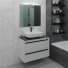 Мебель для ванной со столешницей La Fenice Elba Twin 80 белая