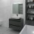Мебель для ванной со столешницей La Fenice Elba Twin 100 серая