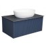 Мебель для ванной со столешницей La Fenice Terra 80 синяя
