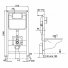 Инсталляция для подвесного унитаза Melana MLN-331300