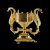 Мыльница Migliore Luxor 26218 золото