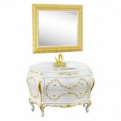 Мебель для ванной Migliore Valensa 130 см Laccato Bianco