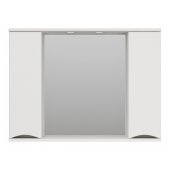 Зеркало со шкафчиками Misty Атлантик 100 белое