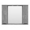 Зеркало со шкафчиками Misty Атлантик 100 серый кам...