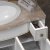 Мебель для ванной Опадирис Лаура 100 белый матовый с патиной со столешницей