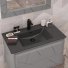 Мебель для ванной Опадирис Луиджи 90 серый матовый