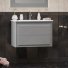 Мебель для ванной Опадирис Луиджи 80 серый матовый