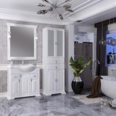 Мебель для ванной Опадирис Риспекто 85 белый матовый