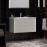 Мебель для ванной Опадирис Рубинно 90 подвесная, серый