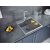 Мойка кухонная с ролл-матом Paulmark Stepia PM115051-GRM+R375-BS