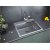 Мойка кухонная Paulmark Stepia с ролл-матом PM115951-GRM+R375-BS