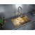 Мойка кухонная с ролл-матом Paulmark Vast-Pro PM707551-BG+R405-BG