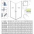 Душевой угол Radaway Nes 8 KDD I 90x80 см